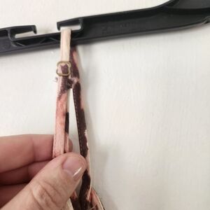 Pink and Brown Adjustable Strap